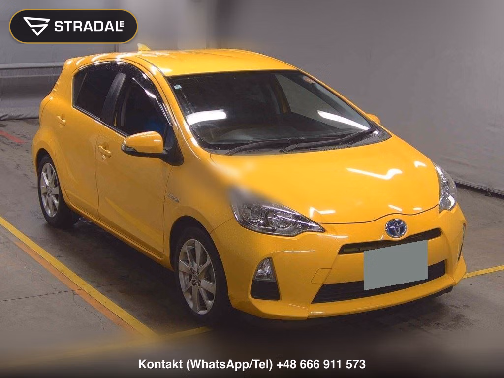 TOYOTA AQUA G BLACK SOFT LEATHER SELECTION 2014, aukcja z Japonii, zdjęcie 1