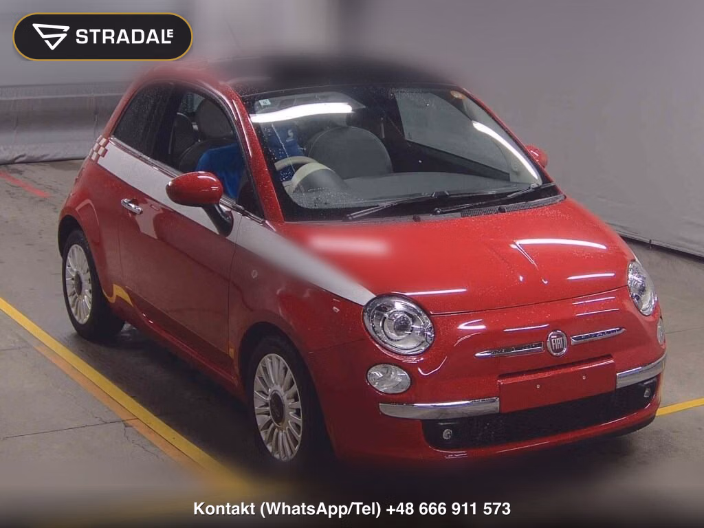 FIAT 500 TWINAIR LOUNGE 2013, aukcja z Japonii, zdjęcie 1