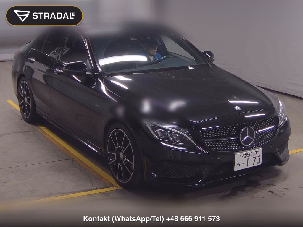 MERCEDES BENZ C-CLASS 4D 4WD C450 AMG 4MATIC 2015, aukcja z Japonii, zdjęcie 1