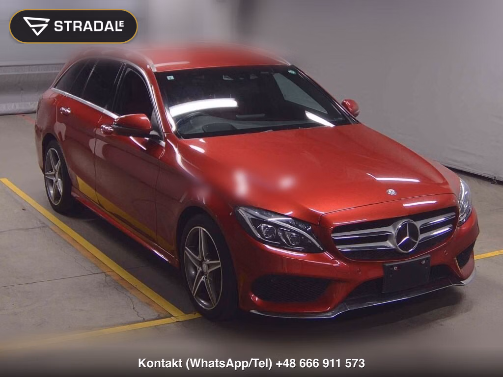 MERCEDES BENZ C-CLASS STATIONWAGON C200 STATIONWAGON SPORTS 2015, aukcja z Japonii, zdjęcie 1