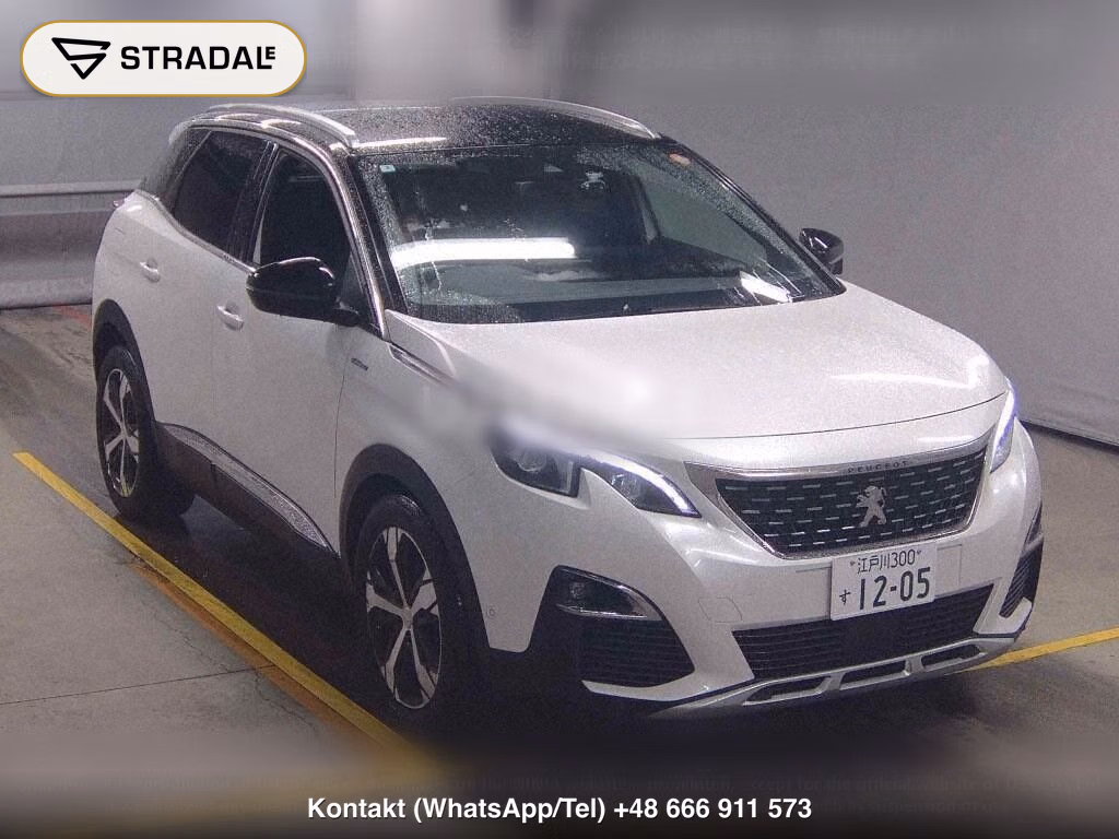 PEUGEOT 3008 GT LINE 2018, aukcja z Japonii, zdjęcie 1