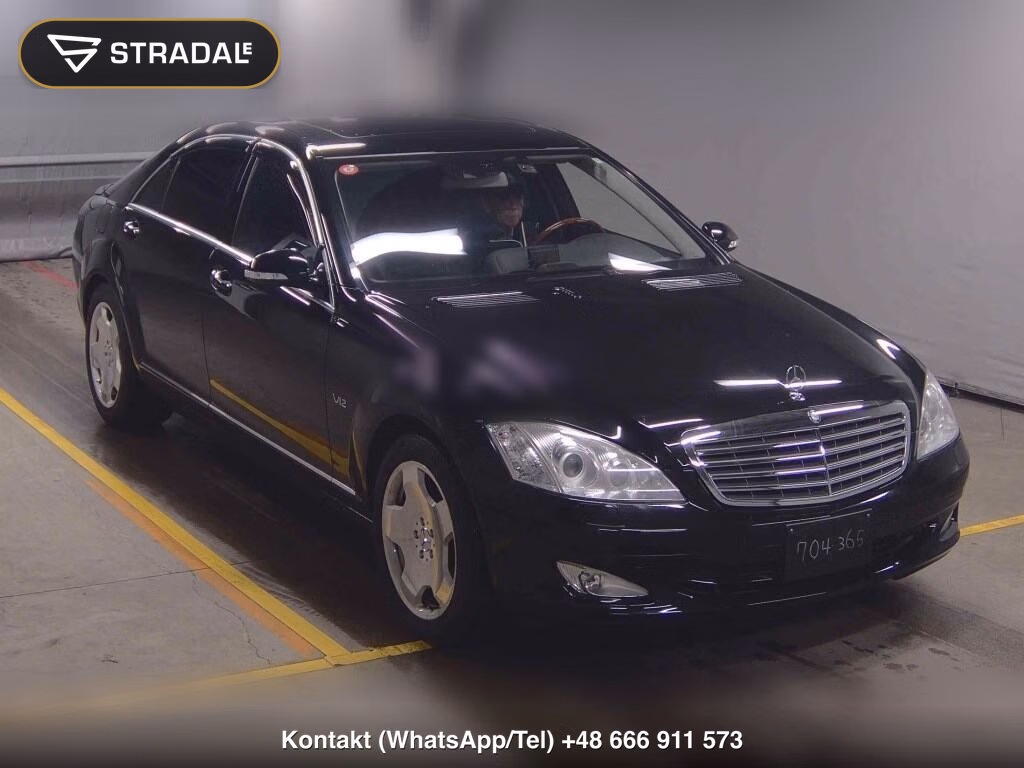 MERCEDES BENZ S-CLASS 4D S600 LONG 2007, aukcja z Japonii, zdjęcie 1