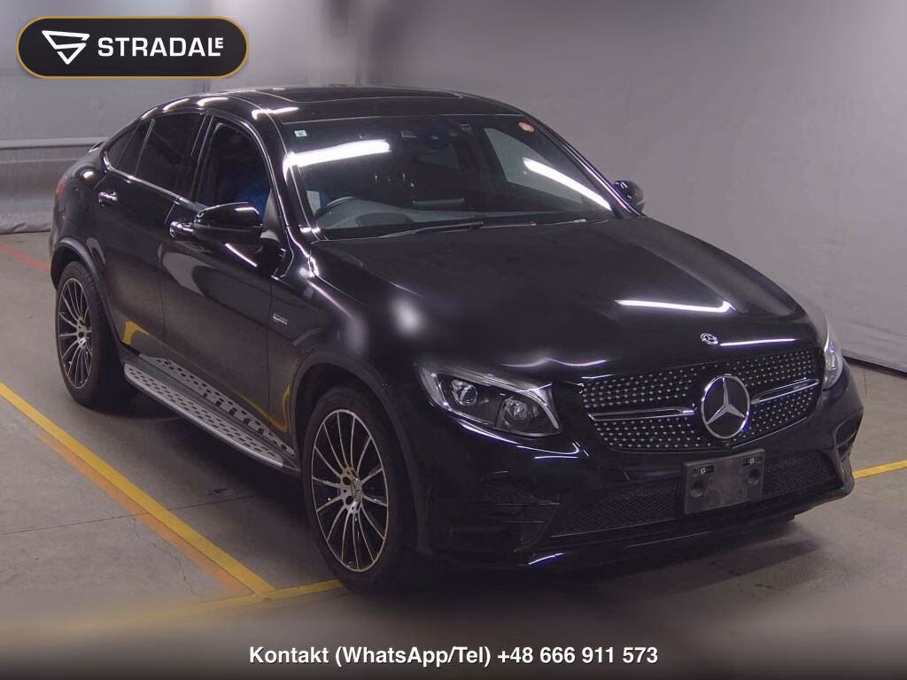 MERCEDES AMG GLC 4WD GLC43 4MATIC COUPE LEATHER EXCLUSIVE PAC 2018, aukcja z Japonii, zdjęcie 1