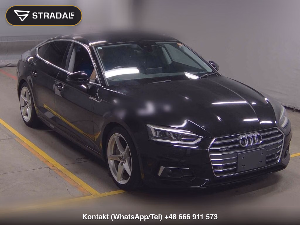 AUDI A5 SPORTBACK 4WD 2.0TFSI QUATTRO SPORT 2017, aukcja z Japonii, zdjęcie 1
