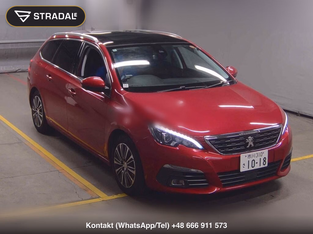 PEUGEOT 308 WG SW ROAD TRIP BLUE HDI 2020, aukcja z Japonii, zdjęcie 1
