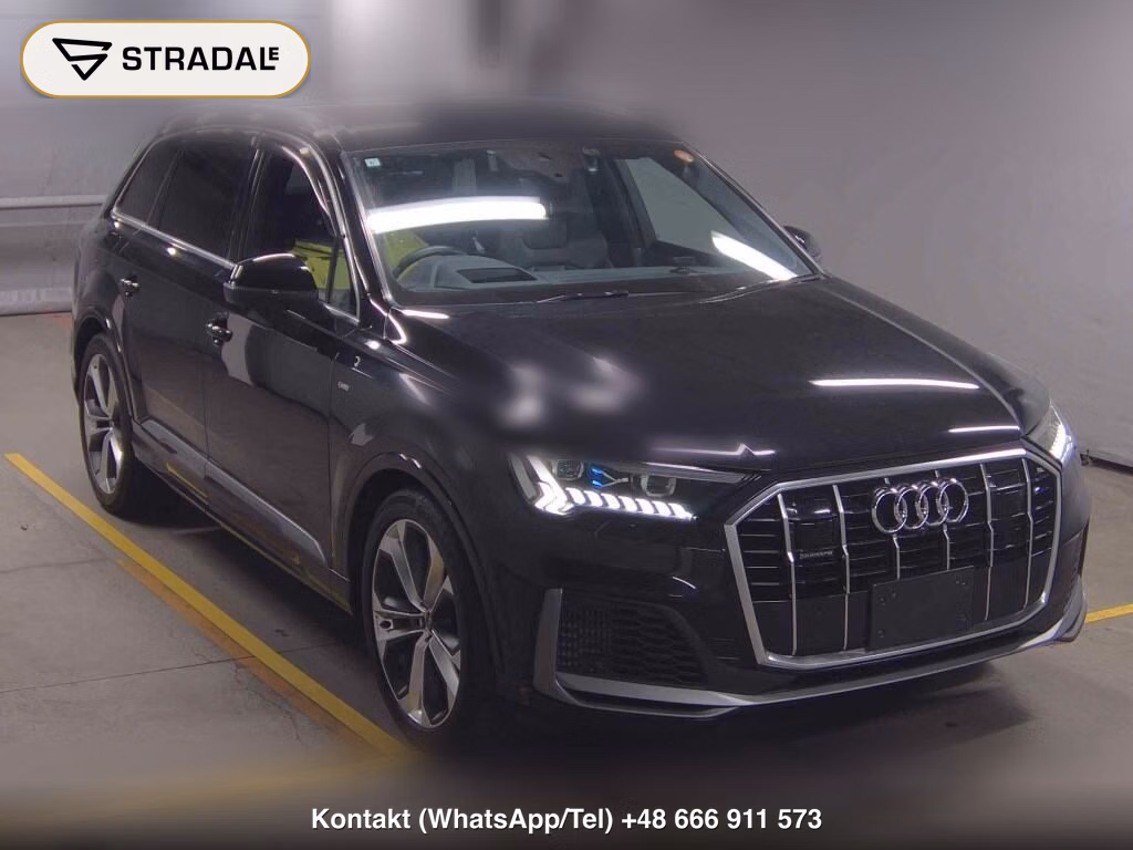 AUDI Q7 4WD 55TFSI QUATTRO S LINE 2021, aukcja z Japonii, zdjęcie 1