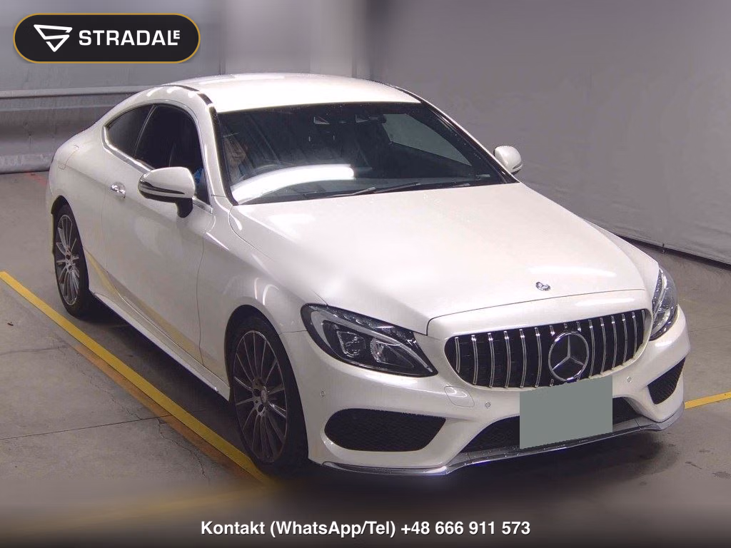 MERCEDES BENZ C-CLASS CP C180 COUPE SPORTS+ 2016, aukcja z Japonii, zdjęcie 1