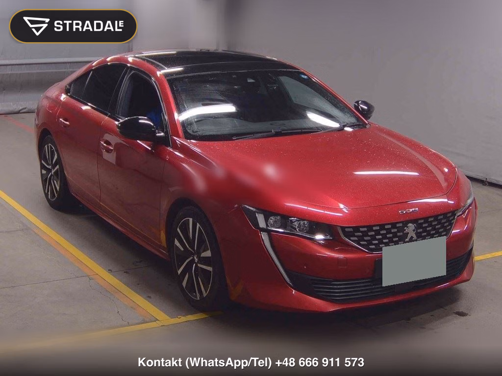 PEUGEOT 508 5D GT BLUE HDI 2019, aukcja z Japonii, zdjęcie 1