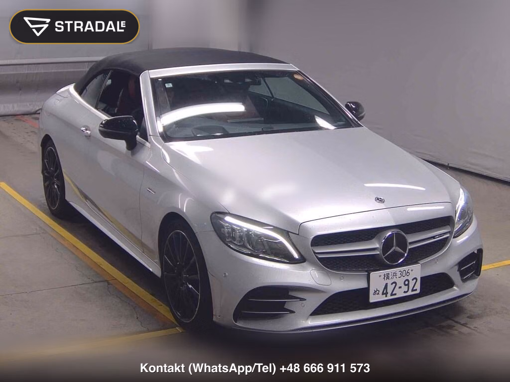 MERCEDES AMG C-CLASS OP 4WD C43 4MATIC CABRIOLET 2018, aukcja z Japonii, zdjęcie 1