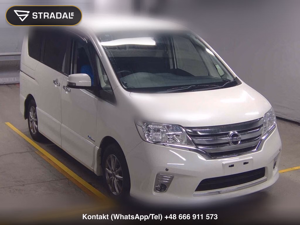NISSAN SERENA 5D HIGHWAY STAR S-HYBRID V SELECTION 2013, aukcja z Japonii, zdjęcie 1