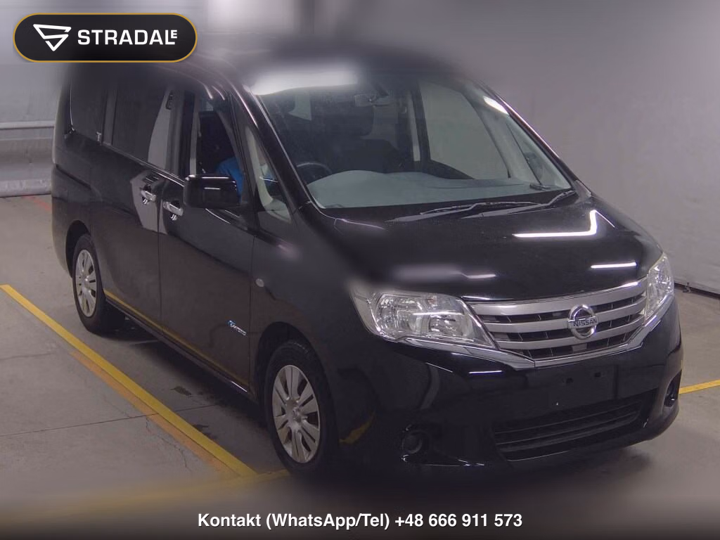 NISSAN SERENA 5D 20X S-HYBRID 2013, aukcja z Japonii, zdjęcie 1