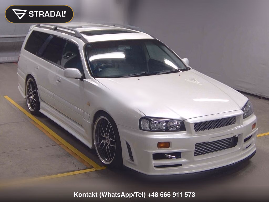 NISSAN STAGEA WG 4WD 25TRS FOUR V PRIME EDITION 2000, aukcja z Japonii, zdjęcie 1