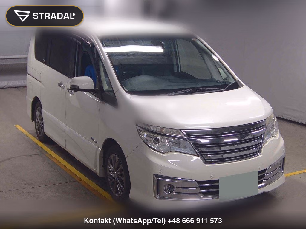 NISSAN SERENA 5D RIDER S-HYBRID ADVANCED SAFETY PACK 2014, aukcja z Japonii, zdjęcie 1
