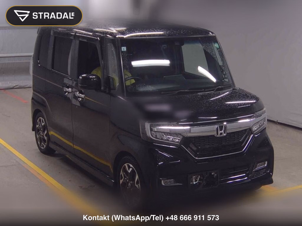 HONDA N-BOX CUSTOM G･L TURBO HONDA SENSING 2019, aukcja z Japonii, zdjęcie 1