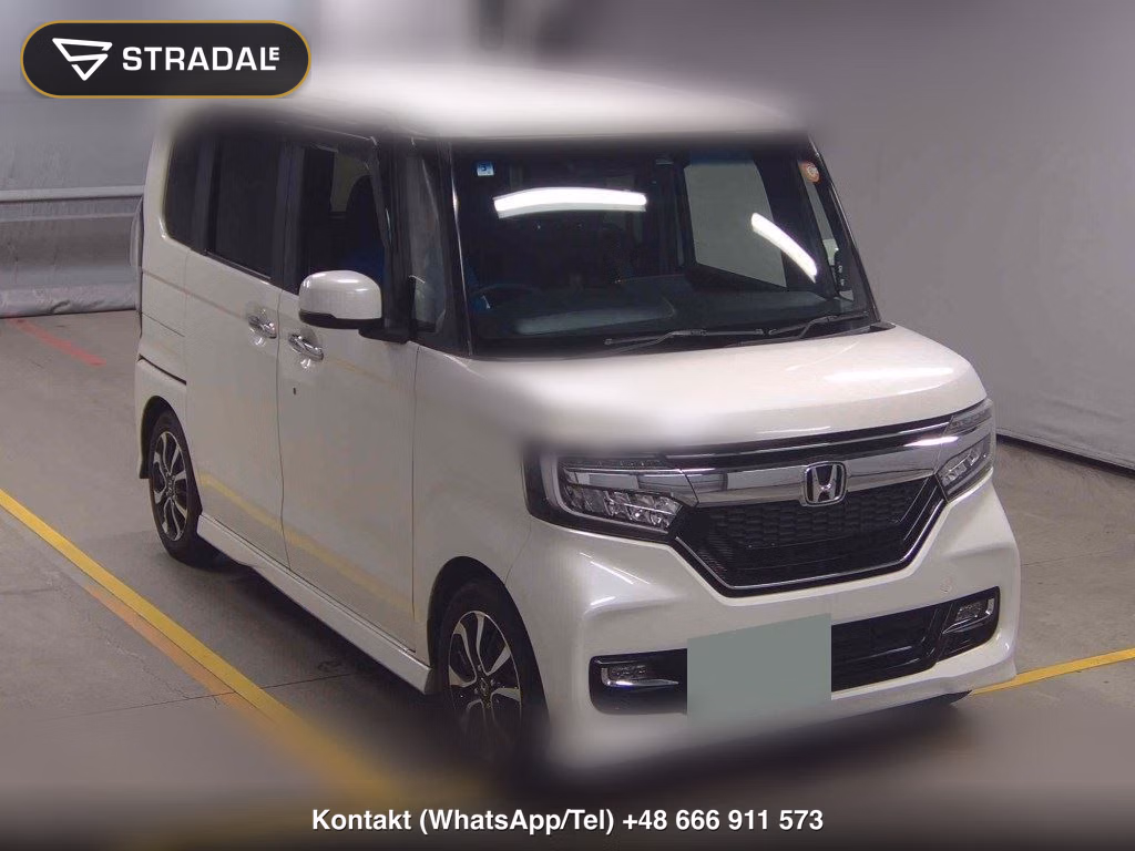 HONDA N-BOX CUSTOM G･EX HONDA SENSING 2018, aukcja z Japonii, zdjęcie 1