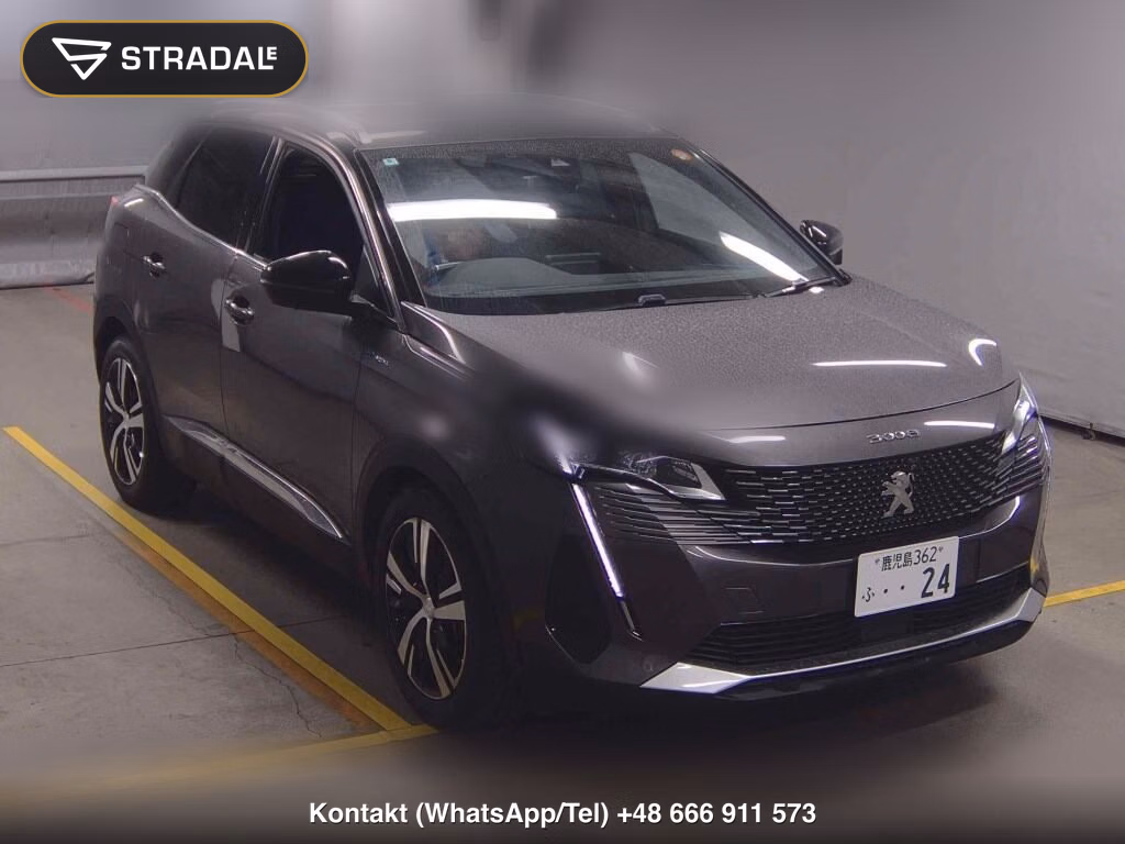 PEUGEOT 3008 4WD GT HYBRID 4 2022, aukcja z Japonii, zdjęcie 1