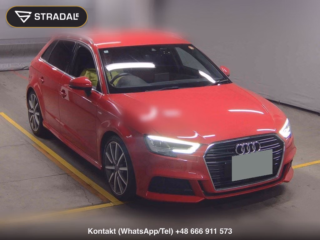 AUDI A3 5D SPORTBACK S LINE TECHNO LIMITED 2018, aukcja z Japonii, zdjęcie 1