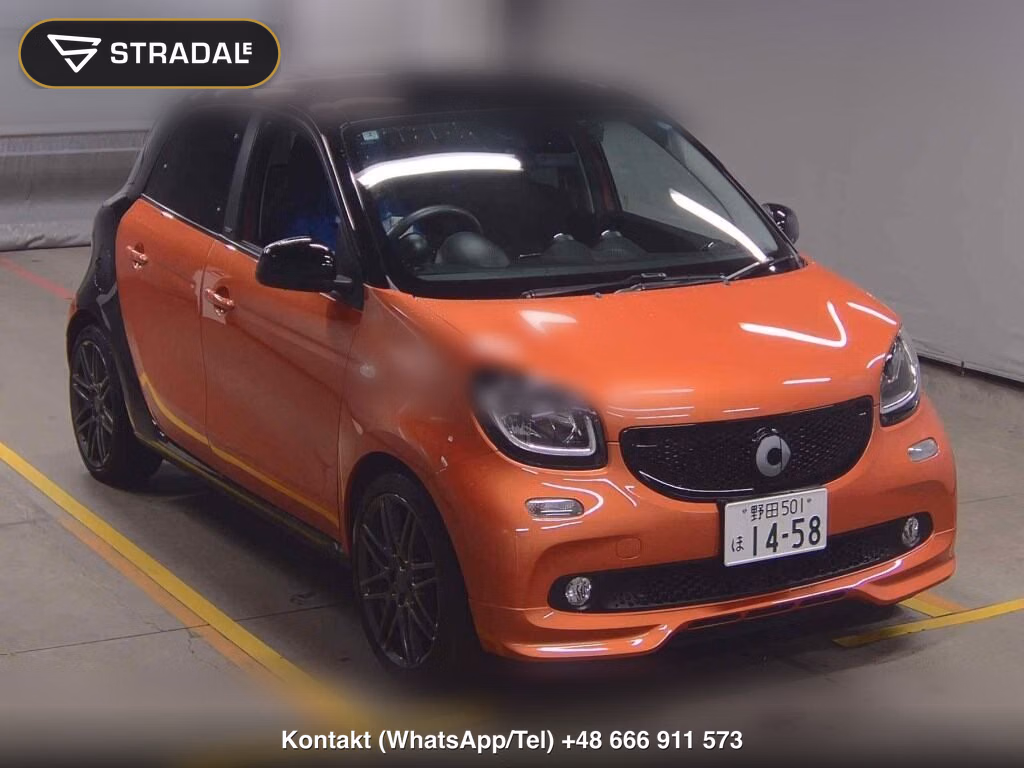 MCC SMART FOR FOUR BRABUS SPORT 2018, aukcja z Japonii, zdjęcie 1