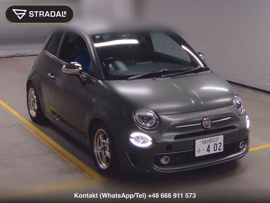 FIAT 500S MANUALE 2018, aukcja z Japonii, zdjęcie 1