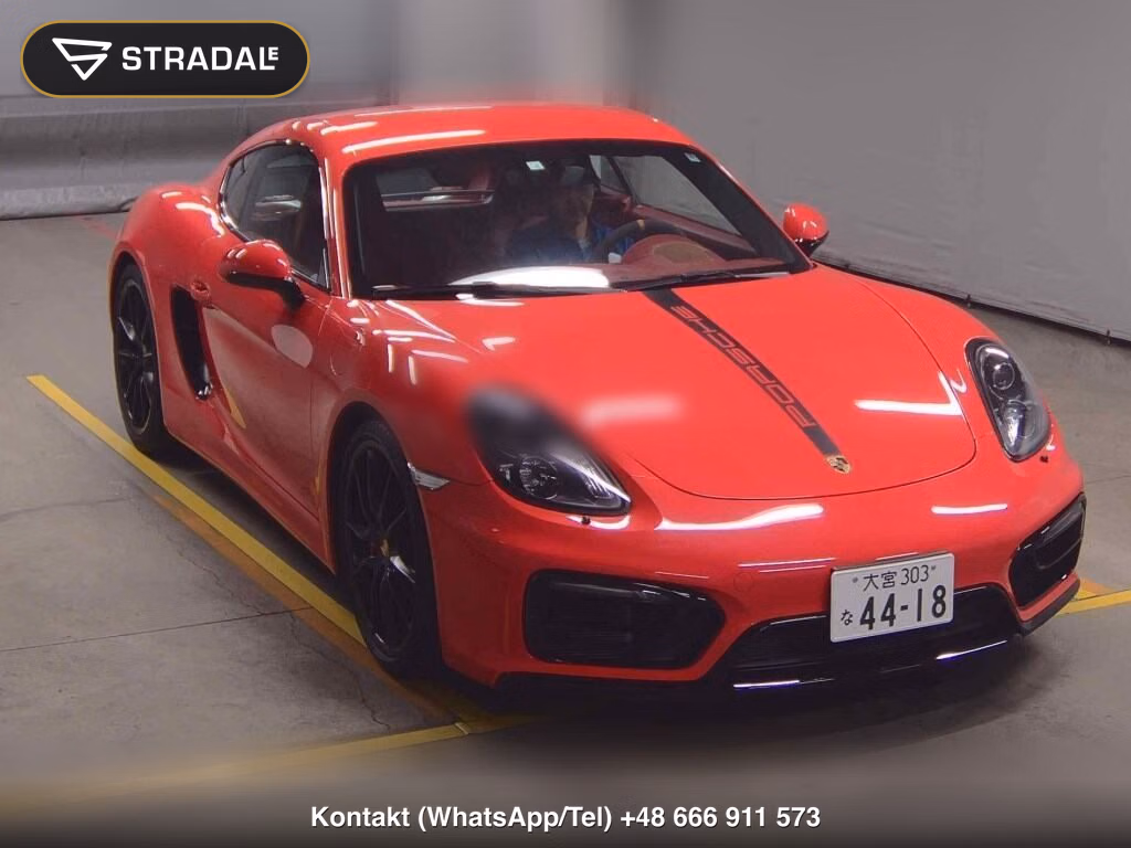 PORSCHE CAYMAN GTS 2016, aukcja z Japonii, zdjęcie 1