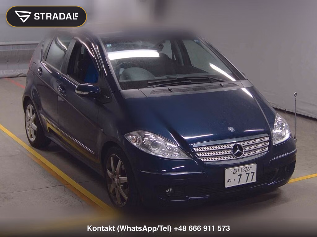 MERCEDES BENZ A-CLASS A200 TURBO AVANTGARDE 2007, aukcja z Japonii, zdjęcie 1