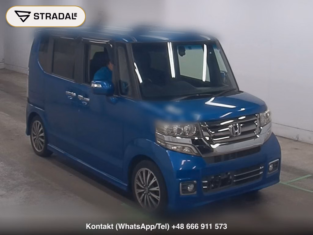 HONDA N-BOX CUSTOM G・TURBO L PACKAGE 2016, aukcja z Japonii, zdjęcie 1