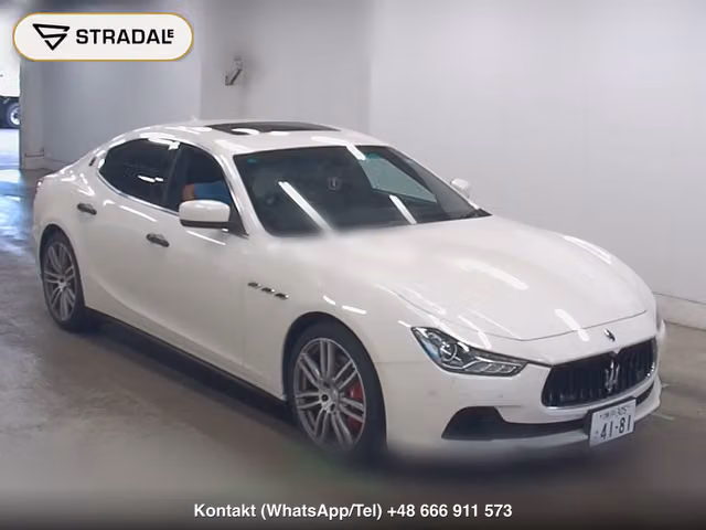 MASERATI GHIBLI 4D S 2016, samochód z aukcji Japonii