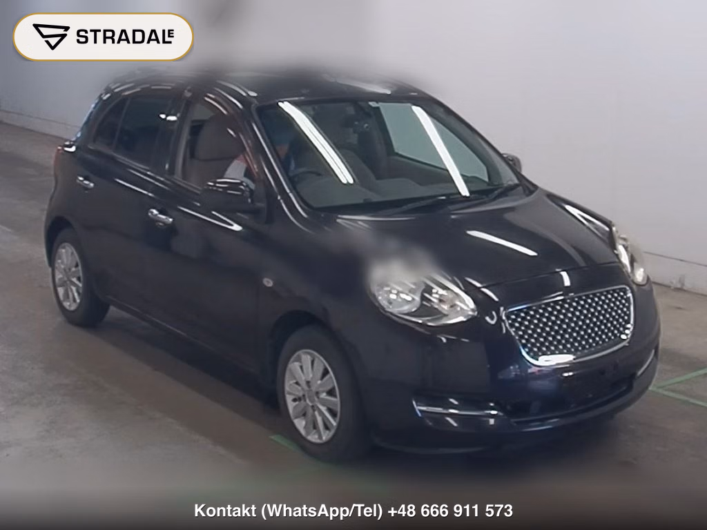 NISSAN MARCH 5D BOLERO 2013, aukcja z Japonii, zdjęcie 1