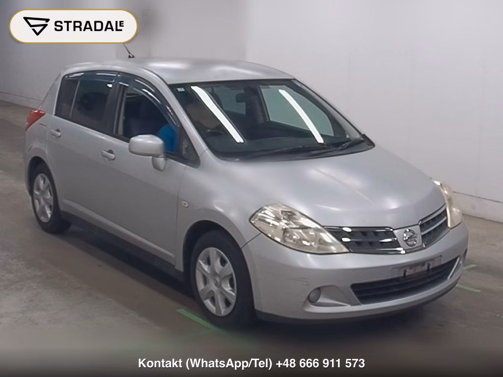 NISSAN TIIDA 15M 2009, aukcja z Japonii, zdjęcie 1