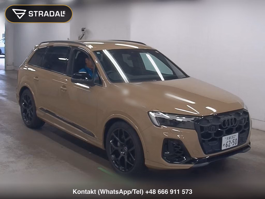 AUDI Q7 4WD 55TFSI QUATTRO S LINE 2025, aukcja z Japonii, zdjęcie 1