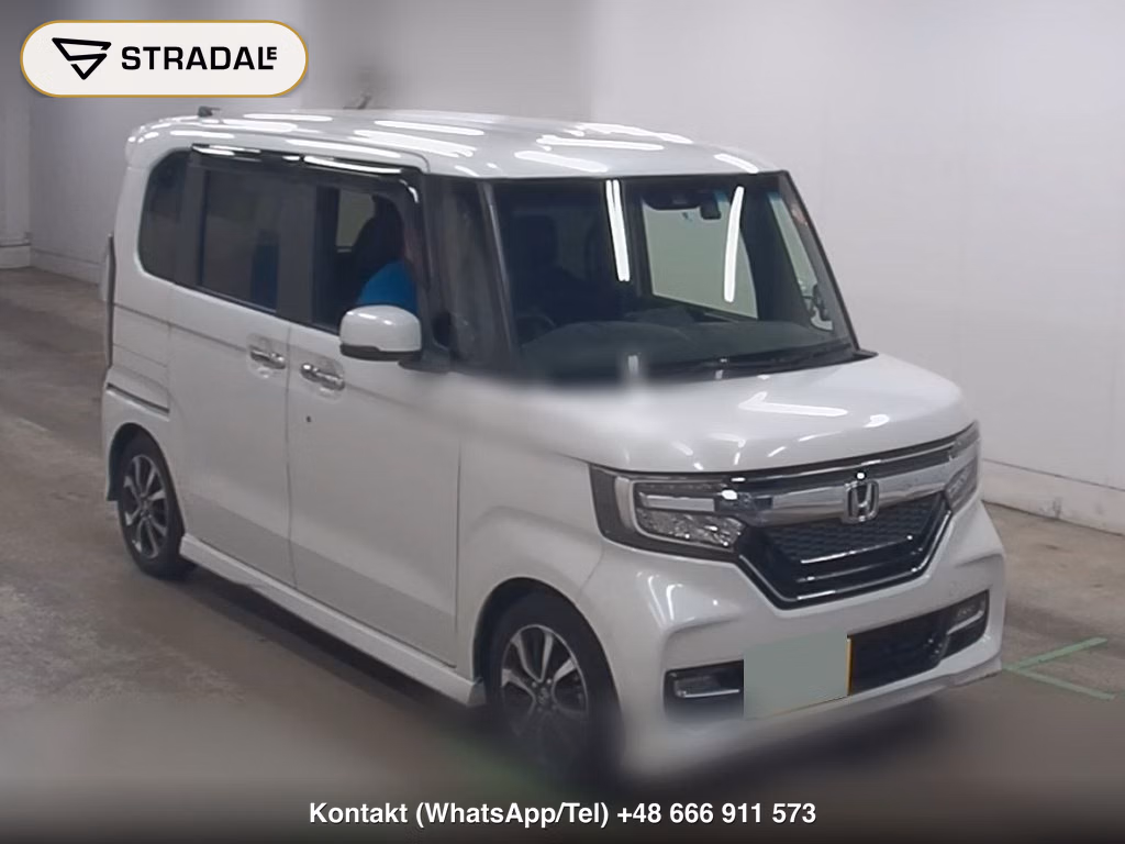 HONDA N-BOX CUSTOM G･L HONDA SENSING 2018, aukcja z Japonii, zdjęcie 1