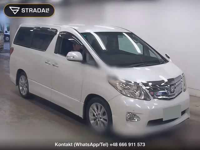 TOYOTA ALPHARD 240S 2008, samochód z aukcji Japonii