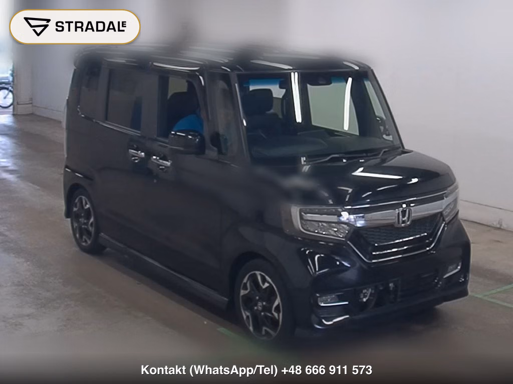 HONDA N-BOX CUSTOM G・L TURBO HONDA SENSING 2017, aukcja z Japonii, zdjęcie 1