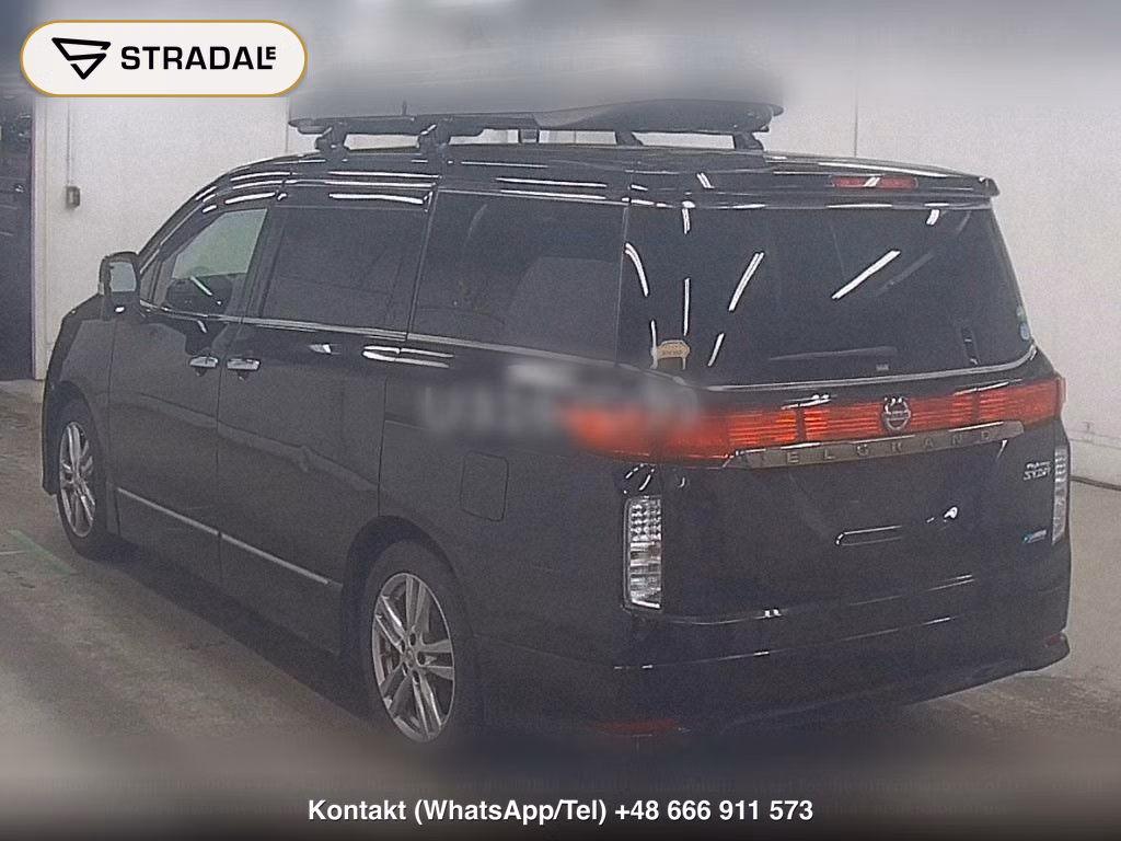 NISSAN ELGRAND 5D 250 HIGHWAY STAR BLACK LEATHER, miniaturka 3