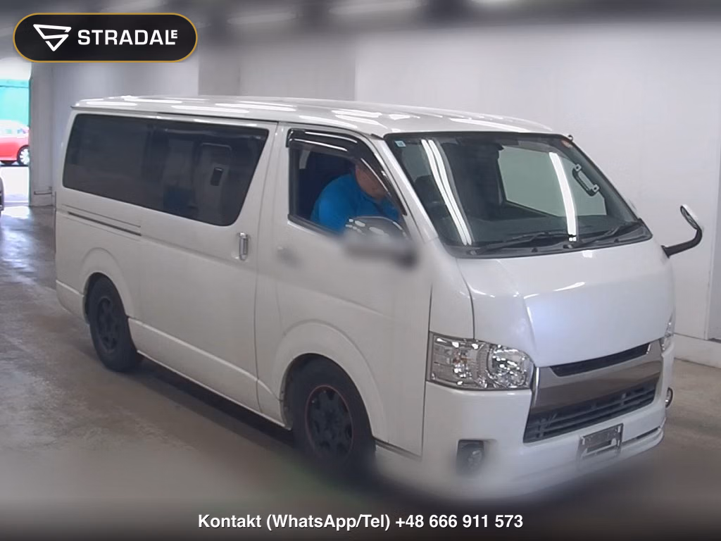 TOYOTA HIACE VAN 5D LONG SUPER GL DARK PRIME 2016, aukcja z Japonii, zdjęcie 1