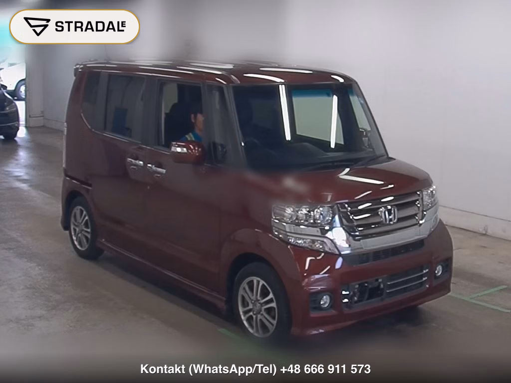 HONDA N-BOX CUSTOM G・L PACKAGE 2016, aukcja z Japonii, zdjęcie 1