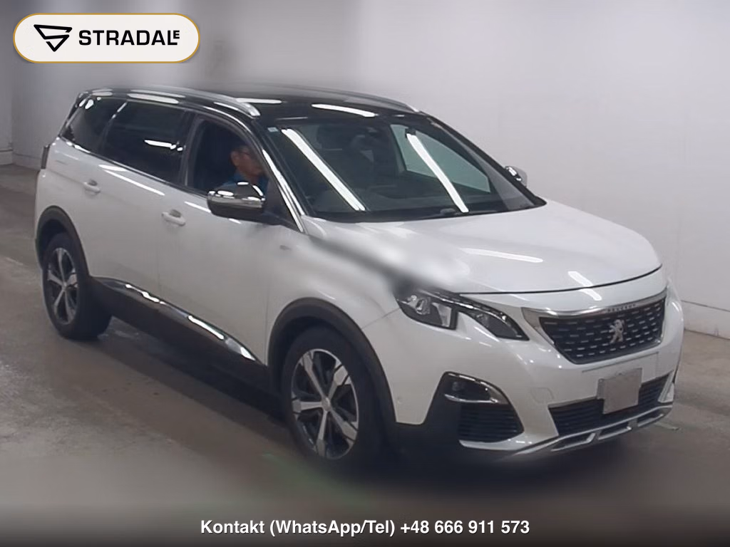PEUGEOT 5008 GT BLUE HDI 2018, aukcja z Japonii, zdjęcie 1