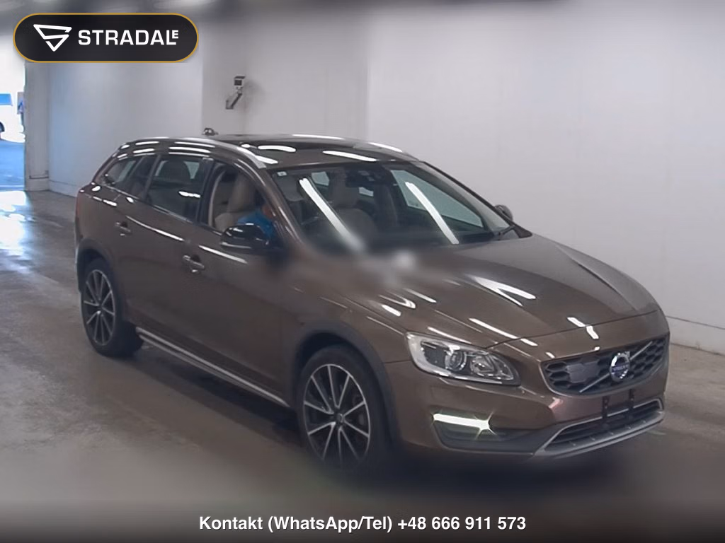VOLVO V60 4WD CROSS COUNTRY T5 AWD CLASSIC 2017, aukcja z Japonii, zdjęcie 1