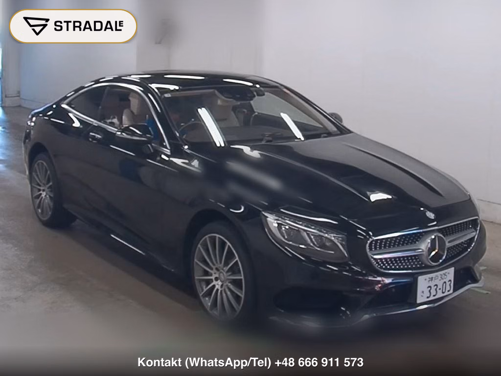 MERCEDES BENZ S-CLASS CP S550 COUPE AMG LINE 2016, aukcja z Japonii, zdjęcie 1