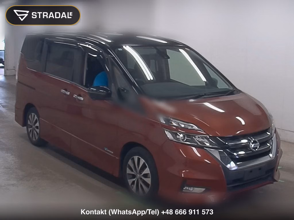 NISSAN SERENA 5D X V SELECTION Ⅱ 2017, aukcja z Japonii, zdjęcie 1