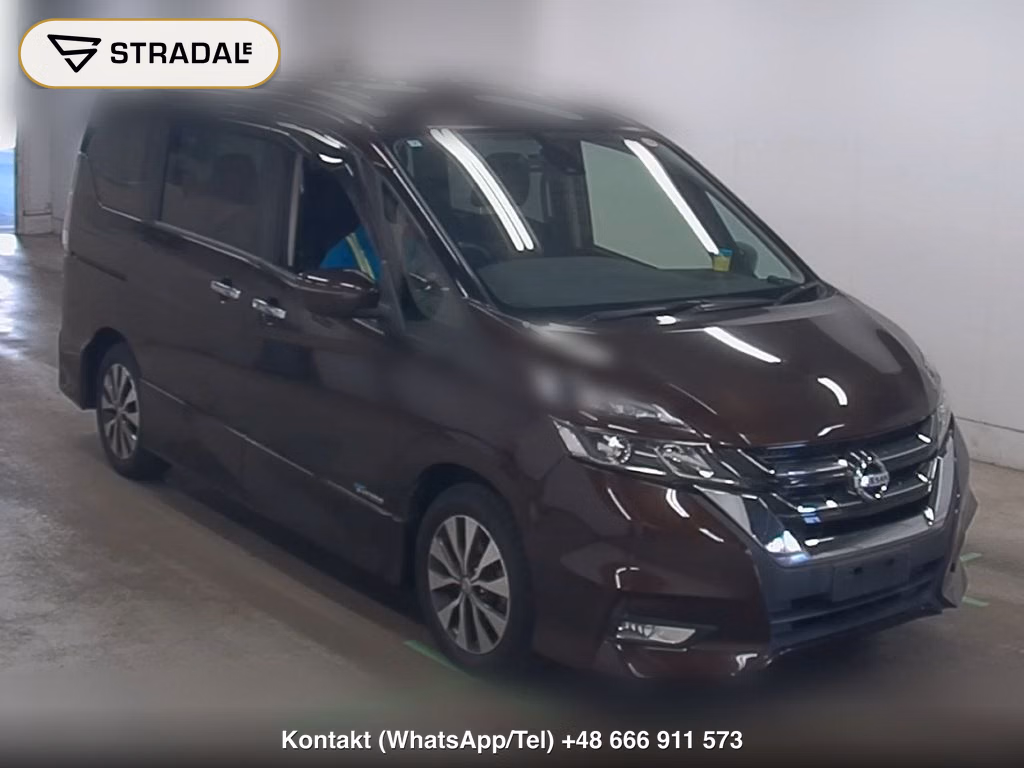 NISSAN SERENA 5D HIGHWAY STAR 2017, aukcja z Japonii, zdjęcie 1