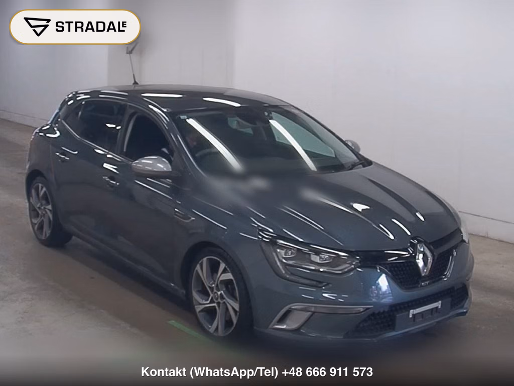 RENAULT MEGANE 5D GT 2019, aukcja z Japonii, zdjęcie 1