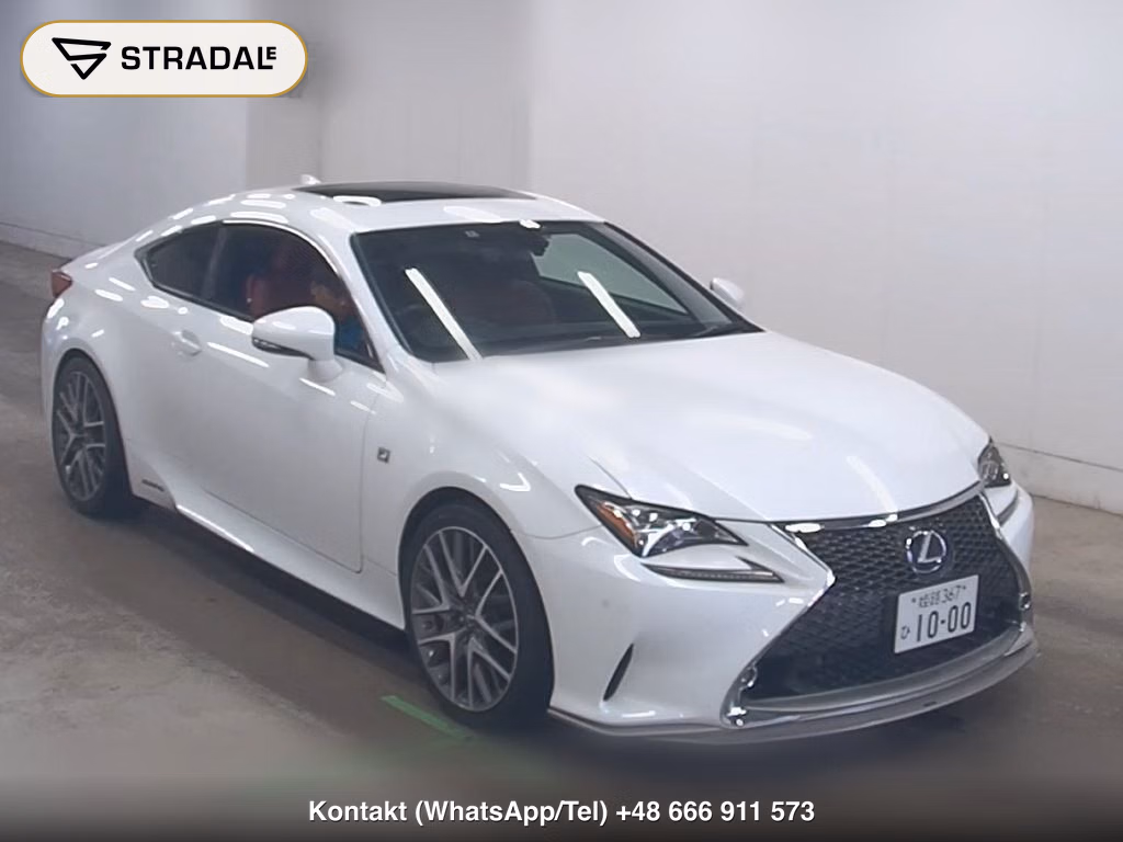 LEXUS RC RC300H F SPORT 2015, aukcja z Japonii, zdjęcie 1