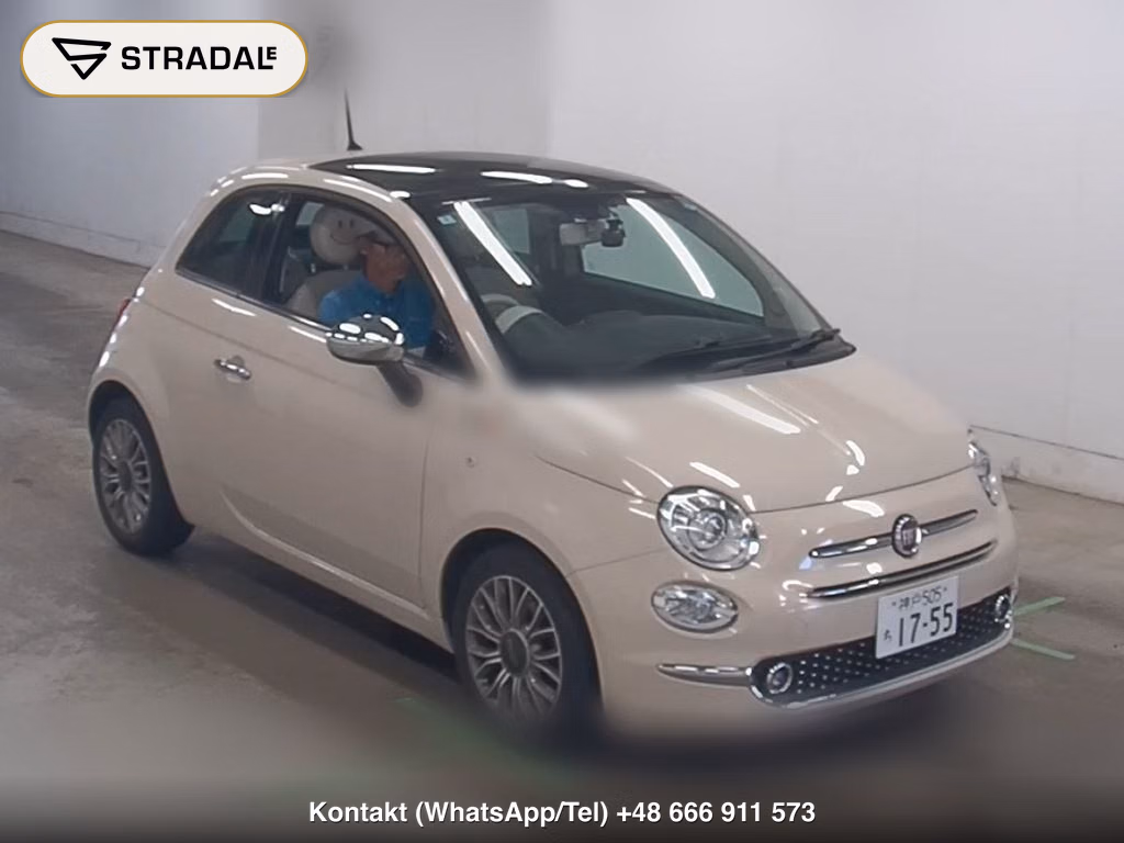 FIAT 500 PURA 2018, aukcja z Japonii, zdjęcie 1