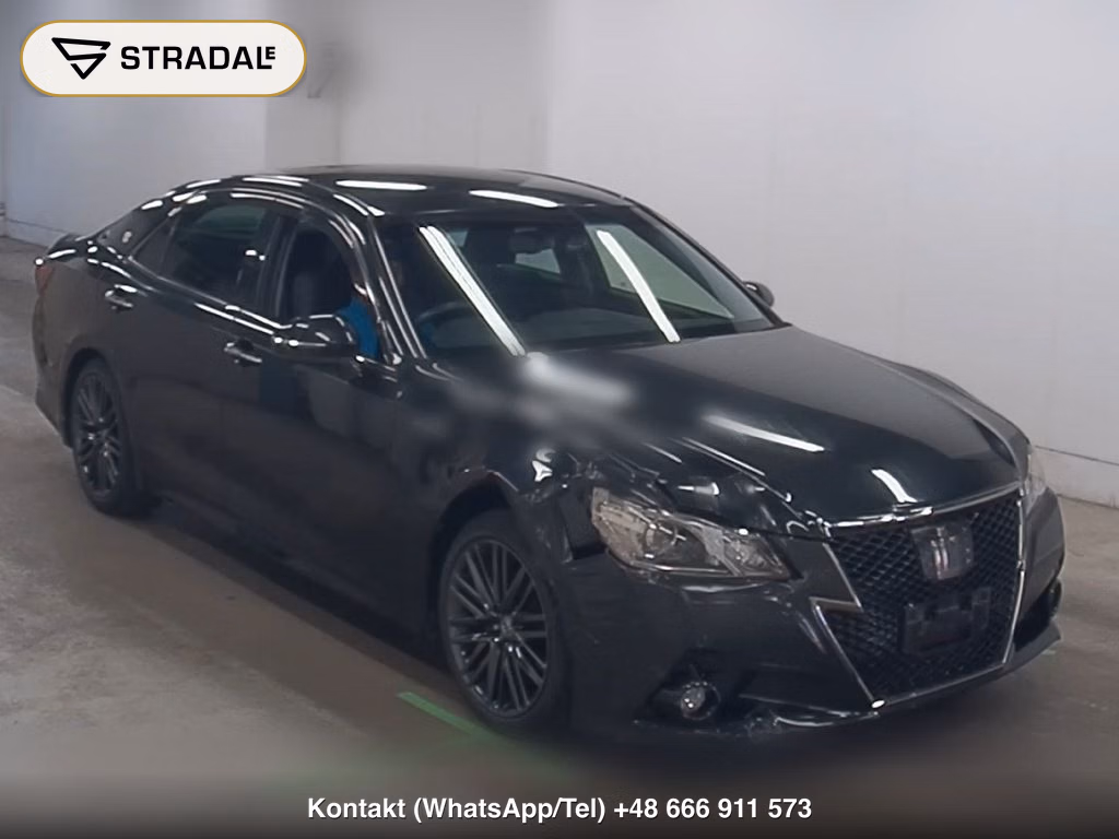 TOYOTA CROWN HYBRID ATHLETE S BLACK STYLE 2014, aukcja z Japonii, zdjęcie 1
