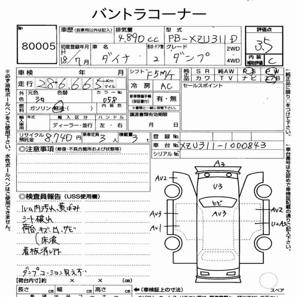 Notka aukcyjna: TOYOTA DYNA TRUCK 2D OTHERS