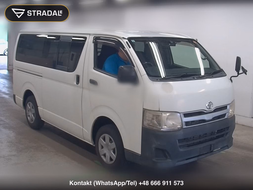 TOYOTA HIACE VAN 5D 2012, aukcja z Japonii, zdjęcie 1