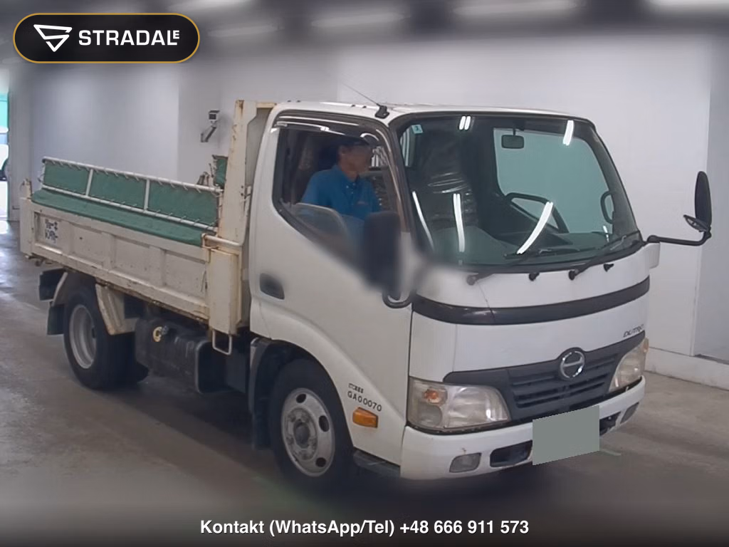 HINO DUTRO 2D FULL LOW DECK SUPER YOKOZUNA DUMP 2010, aukcja z Japonii, zdjęcie 1