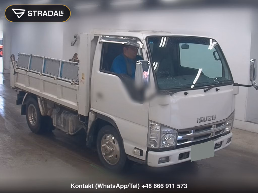 ISUZU ELF TRUCK 2D FULL FLAT LOW DUMP 2012, aukcja z Japonii, zdjęcie 1