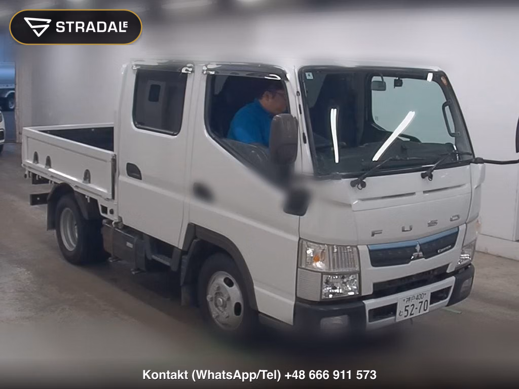 MITSUBISHI FUSO CANTER 4D W CAB ALL LOW DECK 2018, aukcja z Japonii, zdjęcie 1